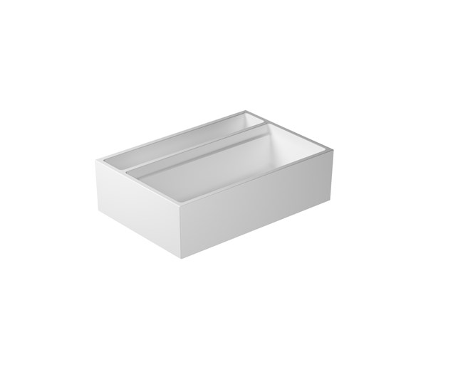 Lavabo appoggio o sospeso cm 70x48
