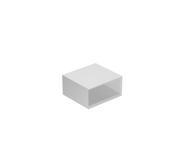 Mobile a giorno sospeso cm 40x37xh20, collocabile lateralmente o sotto lavabo